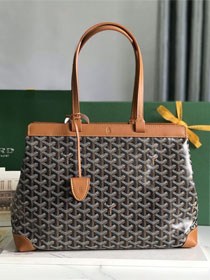 Goyard original canvas bellechasse biaude PM bag GY0091 black&brown