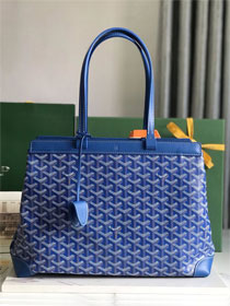 Goyard original canvas bellechasse biaude PM bag GY0091 blue