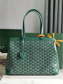 Goyard original canvas bellechasse biaude PM bag GY0091 green