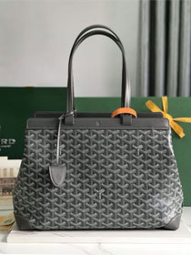 Goyard original canvas bellechasse biaude PM bag GY0091 grey