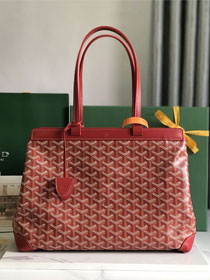 Goyard original canvas bellechasse biaude PM bag GY0091 red