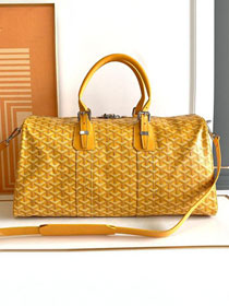 Goyard original canvas boston 45 bag GY0096 yellow