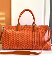 Goyard original canvas boston 50 bag GY0097 orange