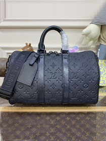 Louis vuitton original calfskin keepall 35 M22765 black