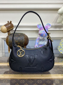 Louis vuitton original calfskin mini moon bag M82391 black