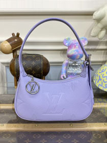 Louis vuitton original calfskin mini moon bag M82426 light purple