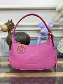 Louis vuitton original calfskin mini moon bag M82487 pink