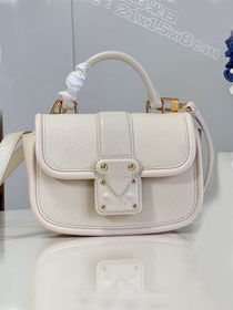 Louis vuitton original epi leather hide&seek bag M22720 white