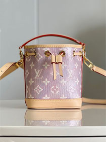 Louis vuitton original monoglam canvas nano noe M82427 pink