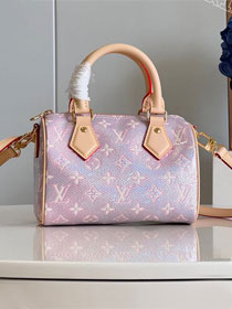 Louis vuitton original monoglam canvas speedy 20 M22849 pink