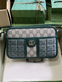 GG original canvas mini shoulder bag 751914 green