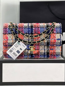 CC original tweed medium flap bag A01112 multicolor