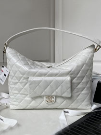 2024 CC original calfskin large hobo bag AS4339 white