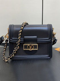 2024 Louis vuitton original epi leather dauphine mini bag M23559 black