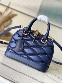 2024 Louis vuitton original lambskin alma BB M23666 blue