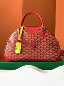 Goyard original canvas bowling bag GY0099 red