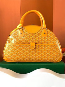 Goyard original canvas bowling bag GY0099 yellow