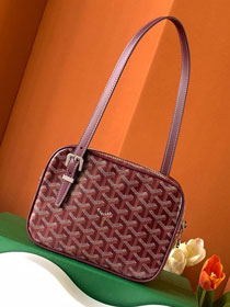 Goyard original canvas small shoulder bag GY0101 burgundy