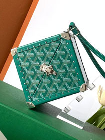 Goyard original canvas de trunk bag GY0104 green