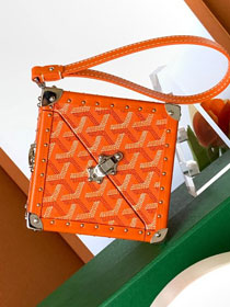 Goyard original canvas de trunk bag GY0104 orange