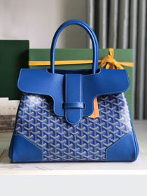 Goyard original canvas saigon tote bag GY0106 blue