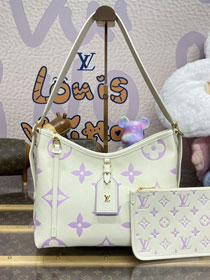 Louis vuitton original calfskin carryAll pm M24141 white&purple