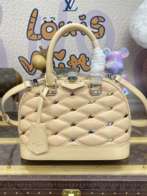 Louis vuitton original lambskin alma BB bag M24153 beige