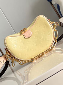 Louis vuitton original vernis leather new remix M24020 yellow