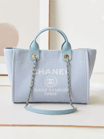 CC original mixed fibers small shopping bag AS3257 light blue