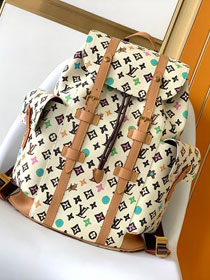 Louis vuitton original monogram craggy christopher backpack M25240 white