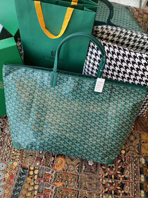 Goyard original canvas artois GM bag GY0107 green