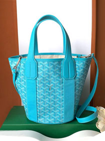 Goyard original canvas belharra small tote bag GY0115 sky blue