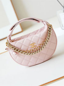 CC original grained calfskin pouch AP3943 pink