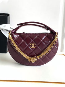 CC original lambskin pouch AP3943 bordeaux