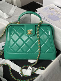 2024 CC original lambskin small top handle bag AS4959 green