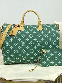 Louis vuitton original soft calfskin speedy P9 50 M46991 green