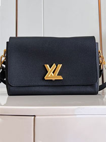 Louis vuitton original calfskin soft twist handbag M24639 black