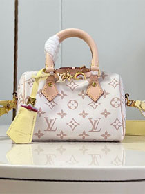 Louis vuitton original monogram canvas speedy 18 M24474 white