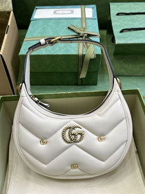 GG original calfskin marmont small shoulder bag 770983 white