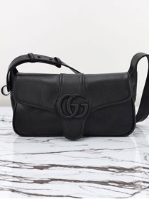 GG original calfskin aphrodite small shoulder bag 735106 black