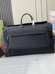 GG original canvas large duffle bag 802095 black