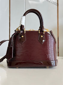 Louis vuitton original epi leather alma BB M40302 bordeaux