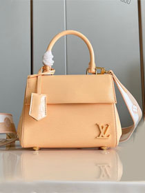 Louis vuitton original epi leather cluny BB handbag M24616 beige