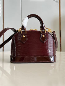 Louis vuitton original epi leather nano BB M81945 bordeaux