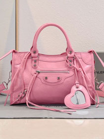 Balenciaga original lambskin le city small bag 8114422 pink