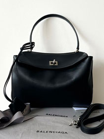 Balenciaga original calfskin rodeo small handbag 7897792 black