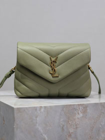 YSL original calfskin loulou mini bag 467072 green