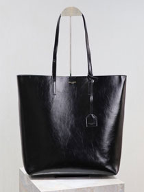 YSL original aged calfskin medium shopping tote bag 600306 black