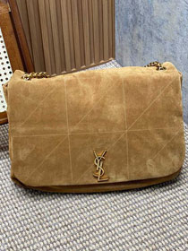 YSL original suede jamie 4.3 large bag 742431 light brown