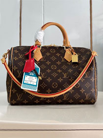 Louis vuitton original monogram canvas speedy soft 30 crafty M11945